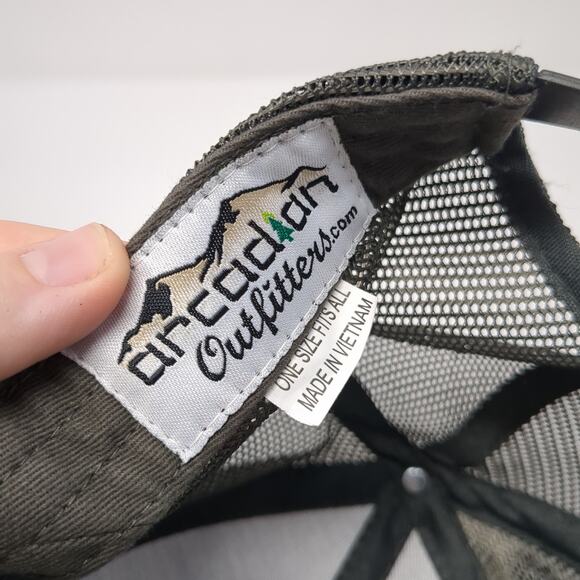 Idaho No Vacancy Snapback Trucker Hat Black OS Adjustable Arcadian Outfitters - Picture 9 of 9